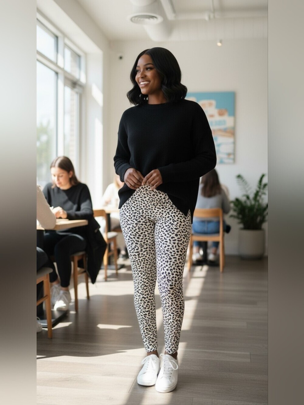 One Step Ahead 🐆🐆 Animal Print Leggings 2X
